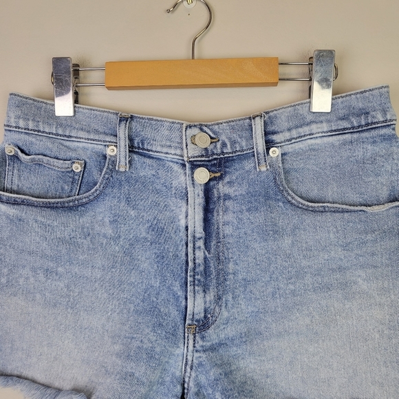 LUCKY brand relaxed jean short high rise frayed hem 30 - Picture 3 of 12